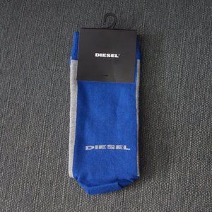 Diesel Only the Brave Royal Blue Made in Italy Socks Size L *New with Tags*